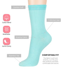 Women's Basic Socks_Pastel Mint