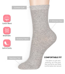 Women's Basic Socks_Gray