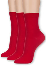 Women's Basic Socks_Red